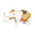 thumbnail image 3 of freneci Elephant Trinket Box Hinged Jewelry Organizer Multipurpose Tabletop Ornament White, 3 of 8