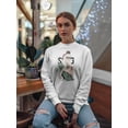thumbnail image 2 of Fashion School Girl. Sweatshirt Women -Image by Shutterstock, Female 4X-Large, 2 of 4
