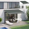 thumbnail image 2 of Outsunny 13' x 8' Retractable Awning Fabric Replacement, Grey, 2 of 10