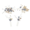 thumbnail image 2 of Juegos Nupcial Honor Sunnimix Boda Filigrana Pinza De Pelo Horquil, 2 of 8