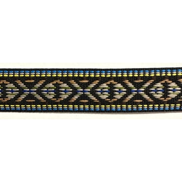 1" Jacquard Woven Ribbon Trim - 12 Continuous Yards!