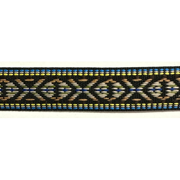 1" Jacquard Woven Ribbon Trim - 12 Continuous Yards!