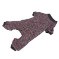 thumbnail image 1 of Pyjama Rayé de Chien, Pyjama de Chien Pull Design Polyester Confortable à la Mode 4 Jambes pour la Maison XS, S, M, L, XL, 1 of 8