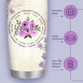 thumbnail image 3 of Christian Inspirational Gifts for Women ：Religious Gifts for Women - Blessed Butterfly Tumbler - Funny 20 Oz Stainless Steel Tumbler with Straw for Women Sister Mom, 3 of 6