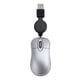 thumbnail image 1 of Ratón de ordenador Mini Injueey con cable 1000 DPI diseño ergonómico retráctil Plata, 1 of 6