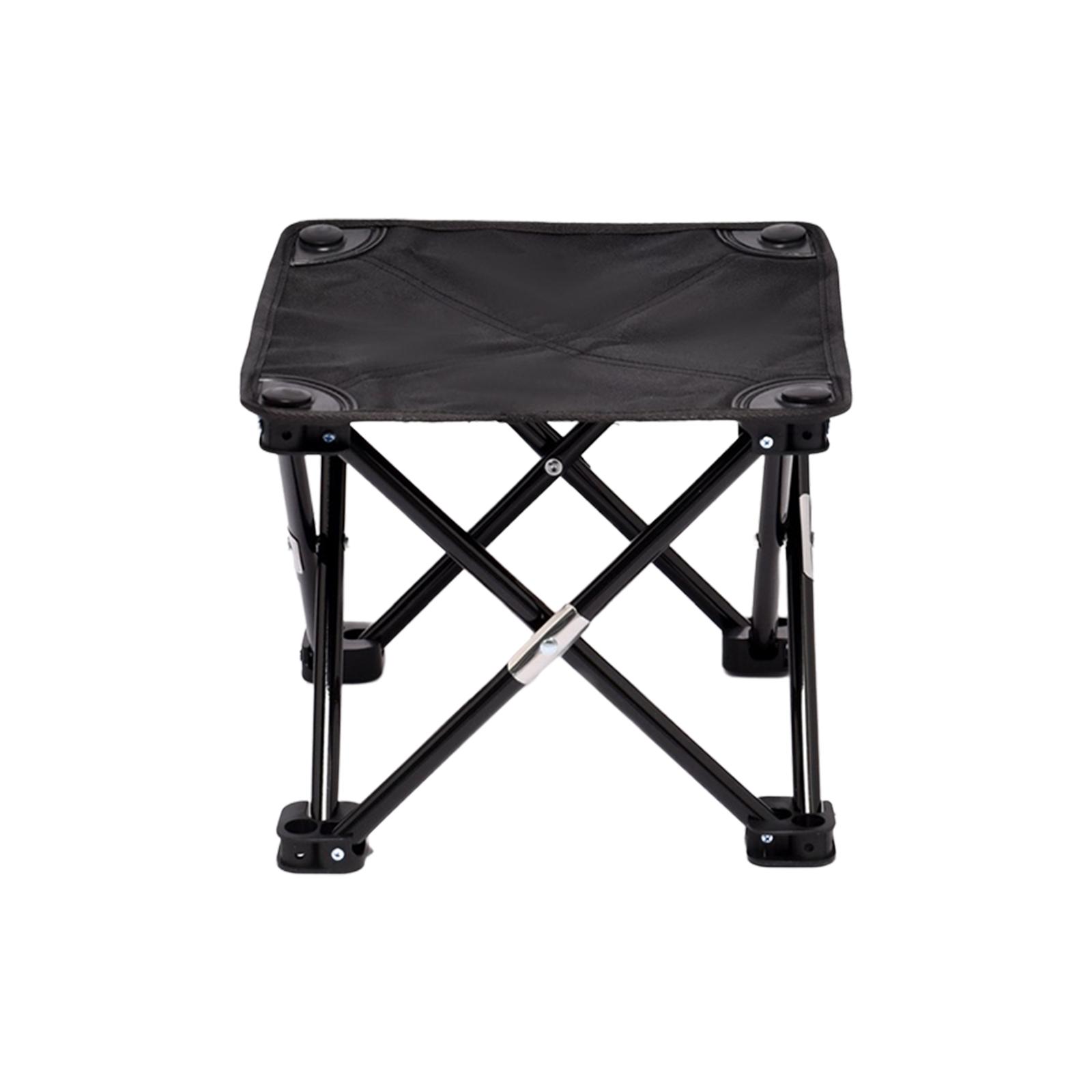 Foldable Footstool Seat Aluminum Alloy Wear Resistant under Desk