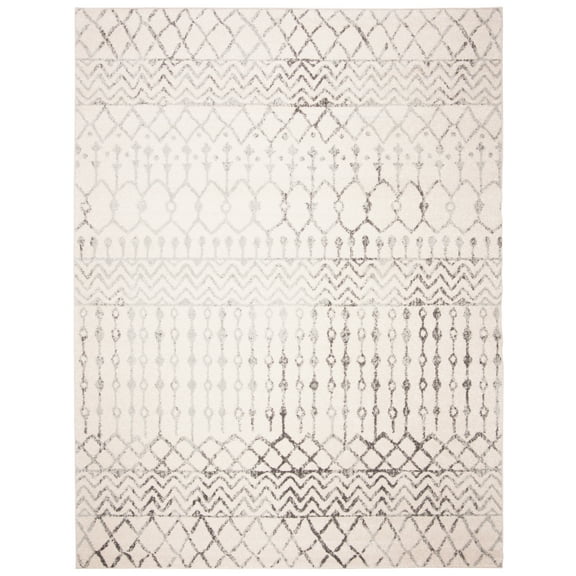 SAFAVIEH Tulum Glen Oriental Area Rug, Ivory/Grey, 2'7" x 4'5"