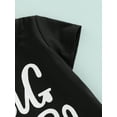 thumbnail image 6 of Seyurigaoka Kids Boys Summer Casual Cotton T-shirt Short Sleeve Round Neck Letter Print Casual Tops, 6 of 8