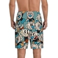 thumbnail image 3 of Cuphead Mugman Men's Short Pajama Pants Lightweight Daily Lounge Shorts Bottoms Sleepwear Cozy Soft Home Pajama Pants Shorts, 3 of 9