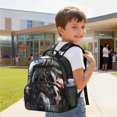 thumbnail image 4 of Jeiento Horse Preschool Backpack for Toddler, American Flag 13.5 Inch Kids School Backpack for Boys 3-5, Lightweight Bookbag with Mesh Side Pockets, 4 of 7