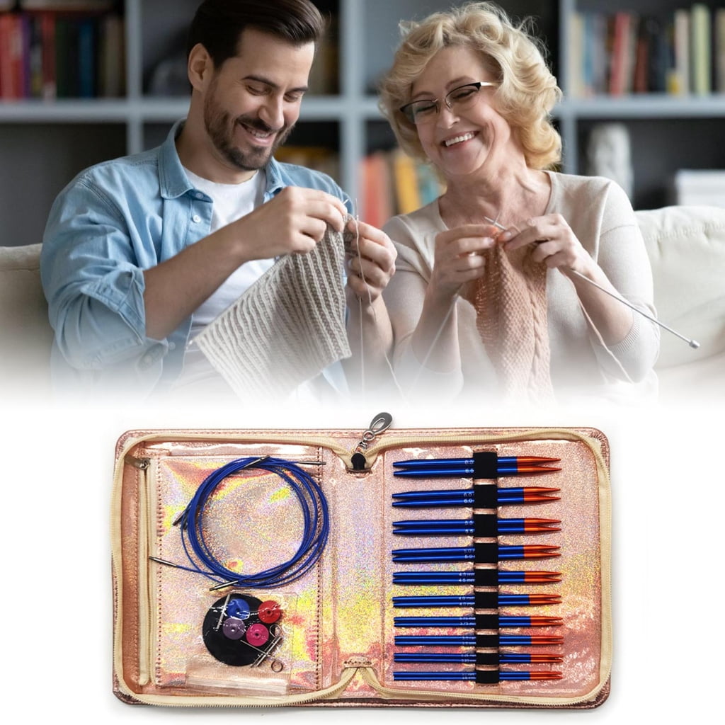 Geemin Interchangeable Circular Knitting Needle Set 3.0-6.5mm Circular Knitting Pins