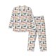 thumbnail image 1 of Fotbe Dogs Pug Pijama de Hombre con Estampado de Manga Larga, Conjunto de 2 Piezas, Ropa de Dormir Suave y Cómoda con Bolsillos-Medium, 1 of 7