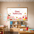 thumbnail image 6 of Floral Happy Mother's Day Backdrop Banner Decoration Background Flower Print Party Supplies Wall Hanging Photography Props Mother's Day Celebration, 6 of 8