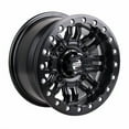 thumbnail image 4 of (2 Pack) 4/156 Tusk Nebo Beadlock Wheel 14x7 4.0 + 3.0 Matte Black for Yamaha Wolverine Rmax 4 1000 xt-R 2021-2022, 4 of 8