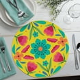 thumbnail image 6 of CounterArt Fiesta Plate 4- Pack Reversible Round Easy Care Placemats, 6 of 7