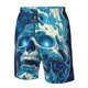 thumbnail image 4 of Fotbe Abstract Blue Skull Trajes de Baño Estampados para Hombre, Shorts de Verano de Secado Rápido, Ropa de Playa, Bañadores-Small, 4 of 6