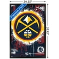 thumbnail image 3 of NBA Denver Nuggets - Maximalist Logo 23 Wall Poster, 22.375" x 34" Framed, 3 of 5