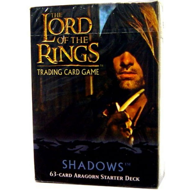 Lord of the Rings Carte Jeu Thème Starter Pont Ombres Aragorn par les Collectionneurs Cache