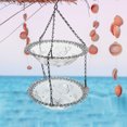 thumbnail image 4 of LABSERRON Hanging Bird Bath Box Bird Feeding Tool Grey PP 1 Piece for Garden Decor, 4 of 6