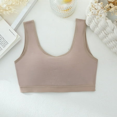 Pavied Minimizer Bras Bralettes for Women Feelingirl Bra Women Breathable Bra Underwear Push Up Beautiful Back Push Up Bra Seamless Bras Womens Bras Khaki L