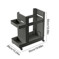 thumbnail image 3 of SPOORYYO Yoga Mat Storage Basket Trolley - Multi-Layered Fitness Equipment Storage Rack for Badminton Rackets and Household Items - Easy Assembly and Versatile Use, 3 of 6