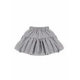thumbnail image 3 of Forever 21 Pleated Bow Gingham Mini Skirt, Color-Black/White, Size-L, 3 of 4