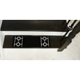 thumbnail image 6 of Custom Size Cut to Size Stair Treads Chain Border Black Customize Slip Resistant Latex Backing Low Profile Stair Tread Set Of 13 (Black 7in x 26 in), 6 of 9