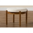 thumbnail image 7 of Baxton Studio Iliana Japandi Cream Boucle Fabric and Walnut Brown Finished Rubberwood Ottoman Footstool, 7 of 7