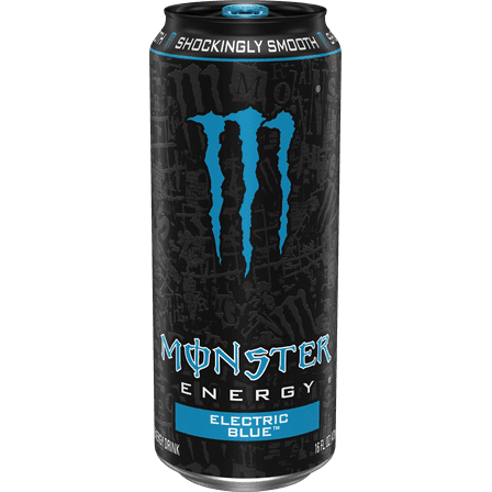 Monster Energy, Electric Blue, Energy Drink, 16 fl oz, Can