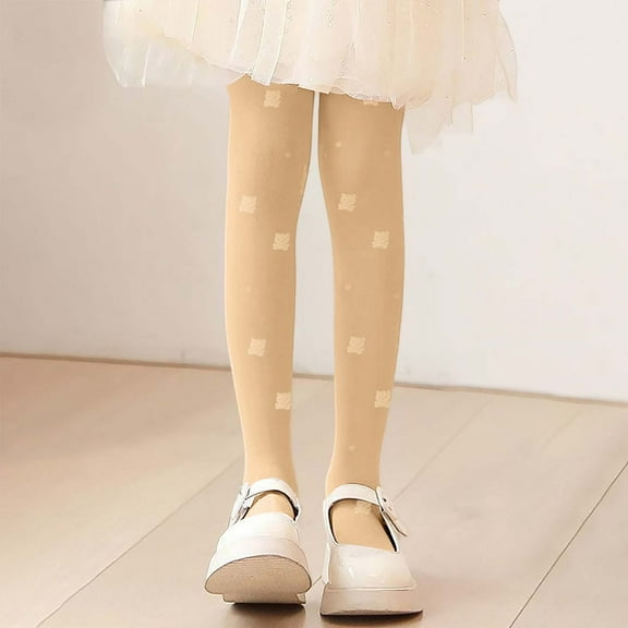 Sunbona Girls Summer Tights Soft Dance Pantyhose Thin Non Run Bear Pattern Comfortable Stretchable