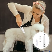 KONTONTY Electric Trimmer Pet Shaver Professional Pet Grooming Tool 16.5X3X3CM White