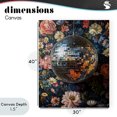 thumbnail image 4 of Stupell Industries Eclectic Floral Disco Ball Reflection Canvas Art, 30 x 40, by LSR Design Studio, 4 of 8