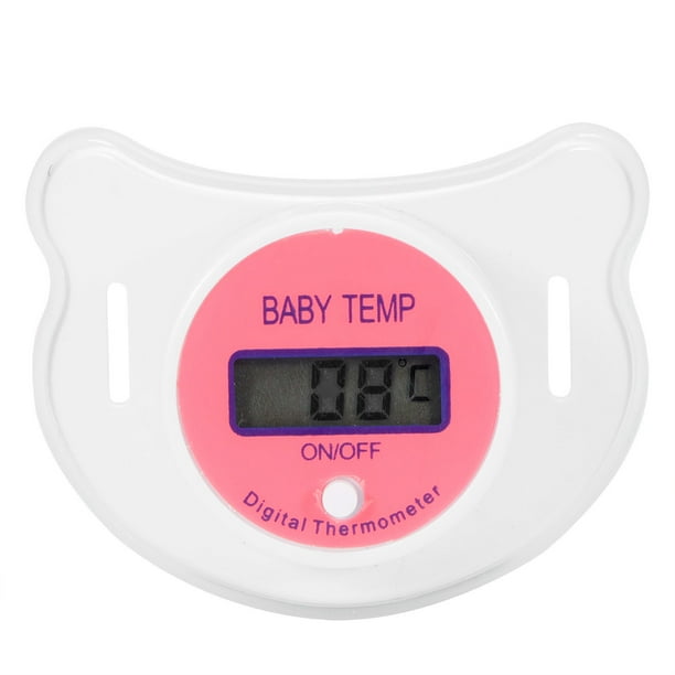 Termómetro para bebé seguimiento de chupete termómetros bucales pantalla de temperatura portátil no dañino para la familia ANGGREK Otros
