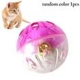 thumbnail image 2 of Cat Ball Toy Plastic Hollow Funny Colorful Cat Jingle Ball Pet Playing Ball Toy, 2 of 10