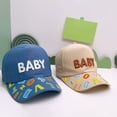 thumbnail image 5 of Xfvqtps Baby Baseball Cap Infant Toddler Boys Girls Summer Hat Letter Print Beach Breathable Sun Protection Sun Hat, 5 of 5