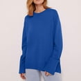 thumbnail image 1 of TIMIFIS Women's Fall Sweaters Casual Round Neck Long Sleeve Sweater Winter Solid Knitted Pullover Sweaters, 1 of 8