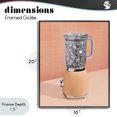 thumbnail image 4 of Stupell Industries Contemporary Disco Drink Blender over Orange Black Framed Giclee Art, 16 x 20, by LISH Creative, 4 of 8