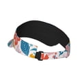 thumbnail image 3 of Kll Sport Sun Visor Hats Ball Caps Empty Top Baseball Sun Cap For Men Women-Floral Ditsy, 3 of 8