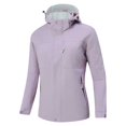thumbnail image 3 of Windbreaker Jacket Women 2025 Fall Outdoor Lightweight Windproof Waterproof Hiking Travel Hooded Rain Jacket Outerwear, 3 of 4