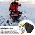 thumbnail image 4 of Soidarity 1 Juego de almohadillas de pesca EVA multifuncional telescópica picahielo seguro silbato dispositivo deportivo accesorios Pescar Amarillo, 4 of 6