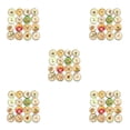 thumbnail image 3 of Sonducket 100 Piezas Botones de Relojes Decoraciones Manualidades DIY para Coser 20mm Type2 NO2, 3 of 6