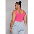 thumbnail image 3 of Womens Plus Size Square Neck Tank Bodysuit, 3 of 3