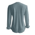 thumbnail image 6 of Womens Shirts Womens Tops 2026 Womens Long Sleeve Eyelet Tops Dressy Casual Blouse Lace Trimmed V Neck Shirt 2024 Fall Outfit Clothes, 6 of 6
