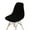 Black, variant on Waterproof Shell Chair Cover Elastic Short Back Chair Cover Stretch Solid Color Chair Seat Cover For Hotel Home