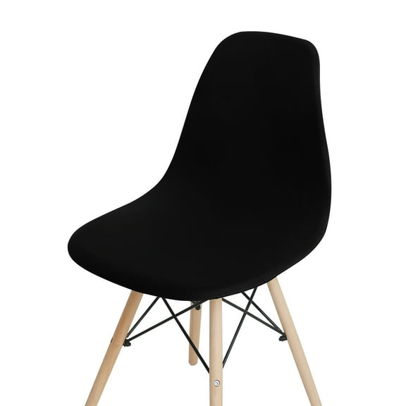 Waterproof Shell Chair Cover Elastic Short Back Chair Cover Stretch Solid Color Chair Seat Cover For Hotel Home