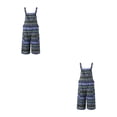 thumbnail image 4 of Minnieouse Monos de mujer con bolsillos estampados, tirantes sueltos de una pieza, transpirables, para diario, monos de verano, mono para niñas Type4 NO4 Minnieouse CBP328048, 4 of 5