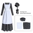 thumbnail image 3 of Vestido Prairie Dress NSPSTT para mujer, disfraz colonial con estampado floral, 3 of 6
