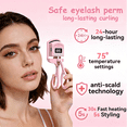 thumbnail image 2 of JUUTREN Heated Eyelash Curler, Rechargeable Electric Lash Curler with LED Display, Heats to 75°C, Fast 30s Warm-Up, 24H Long Lasting (Pink), 2 of 7