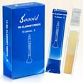 thumbnail image 2 of Sovvid Handcrafted Bb Clarinet Reeds 3.0 – Natural Cane, Warm & Rich Tone, Durable & Consistent, Thinner Tip for Easy Play, Individually Packed with Reed Case (Box of 10), 2 of 4