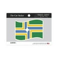 thumbnail image 2 of Die Cut Sticker Portland, Oregon, City Flag, Letterpress, Contour Vinyl Sticker 3 to 6 inches, (Waterproof Decal for Cars, Water Bottles, Laptops, Coolers), Large, 2 of 5